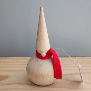 Larssons Tra of Sweden Wooden Santa Gnome NWT